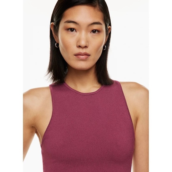 Babaton | Sculpt Knit Racerback Tank Grapevine Size XS - Picture 3 of 9